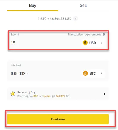 Purchase Crypto