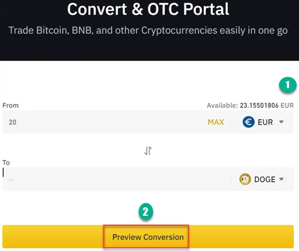 Buy Dogecoin