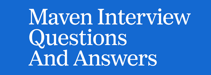 maven interview questions
