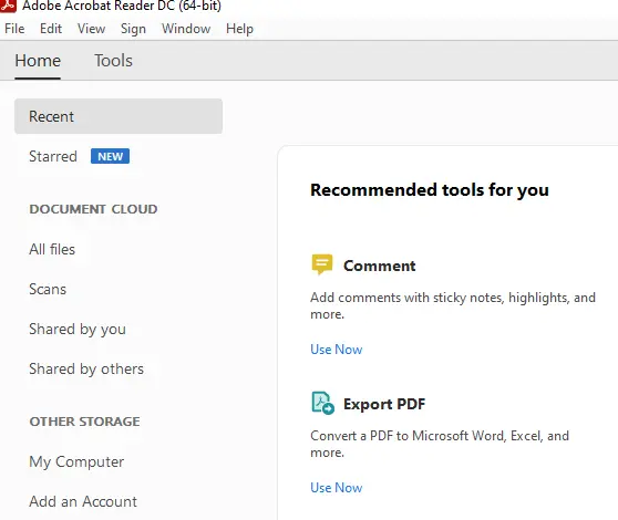 Adobe Acrobat Reader for free
