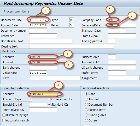 Post Customer Incoming Payments F-28