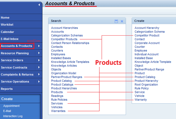 CRM Product Master