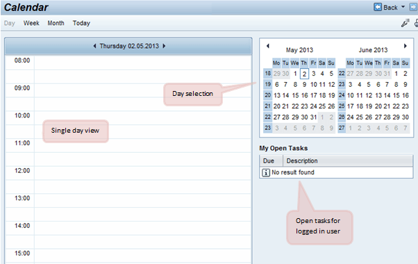 Calendar View
