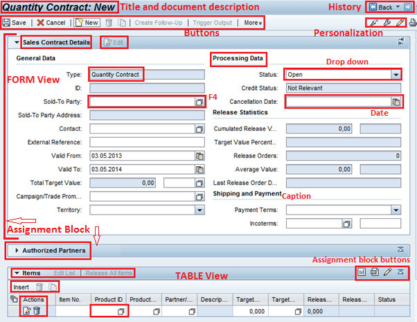Overview Page Search Page