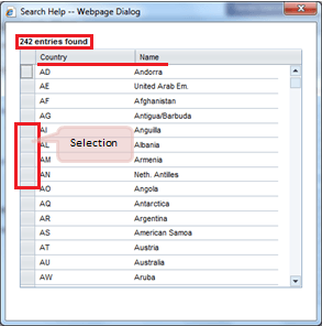 Value help Pop-Up using F4
