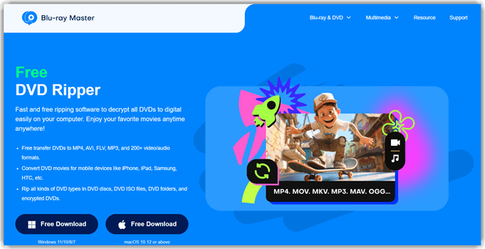 Blu-ray Free DVD Ripper