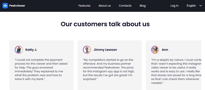 Peekviewer Customer Reviews