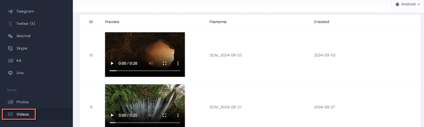 Photos and Videos