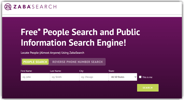 ZabaSearch