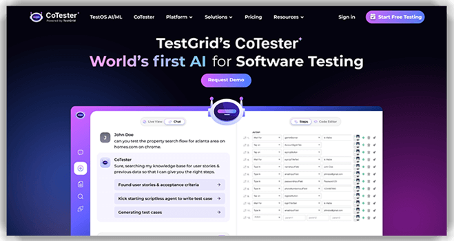 CoTester by TestGrid